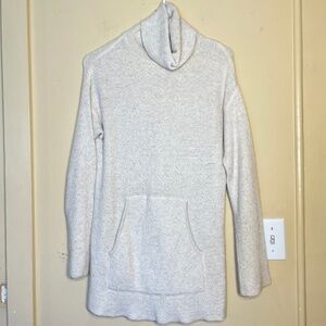 Cashmere Cozy Cream Turtleneck Sweater